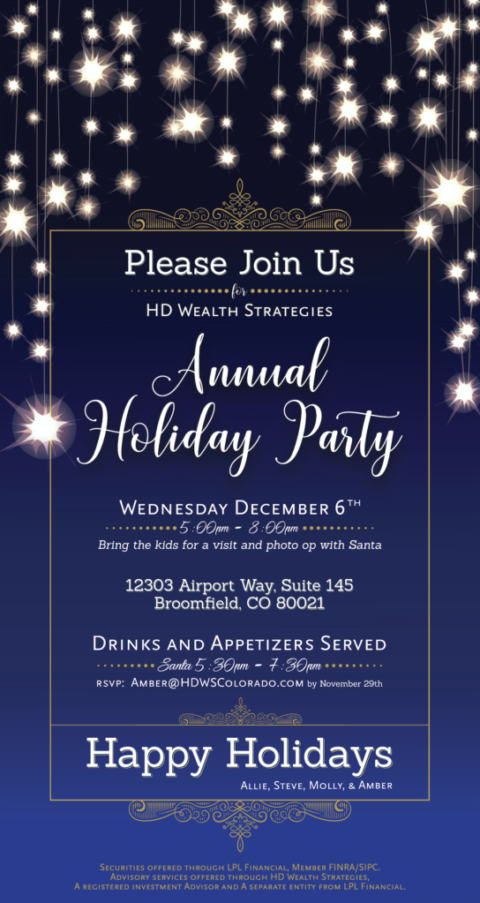 HD Wealth Strategies 2017 Annual Holiday Party